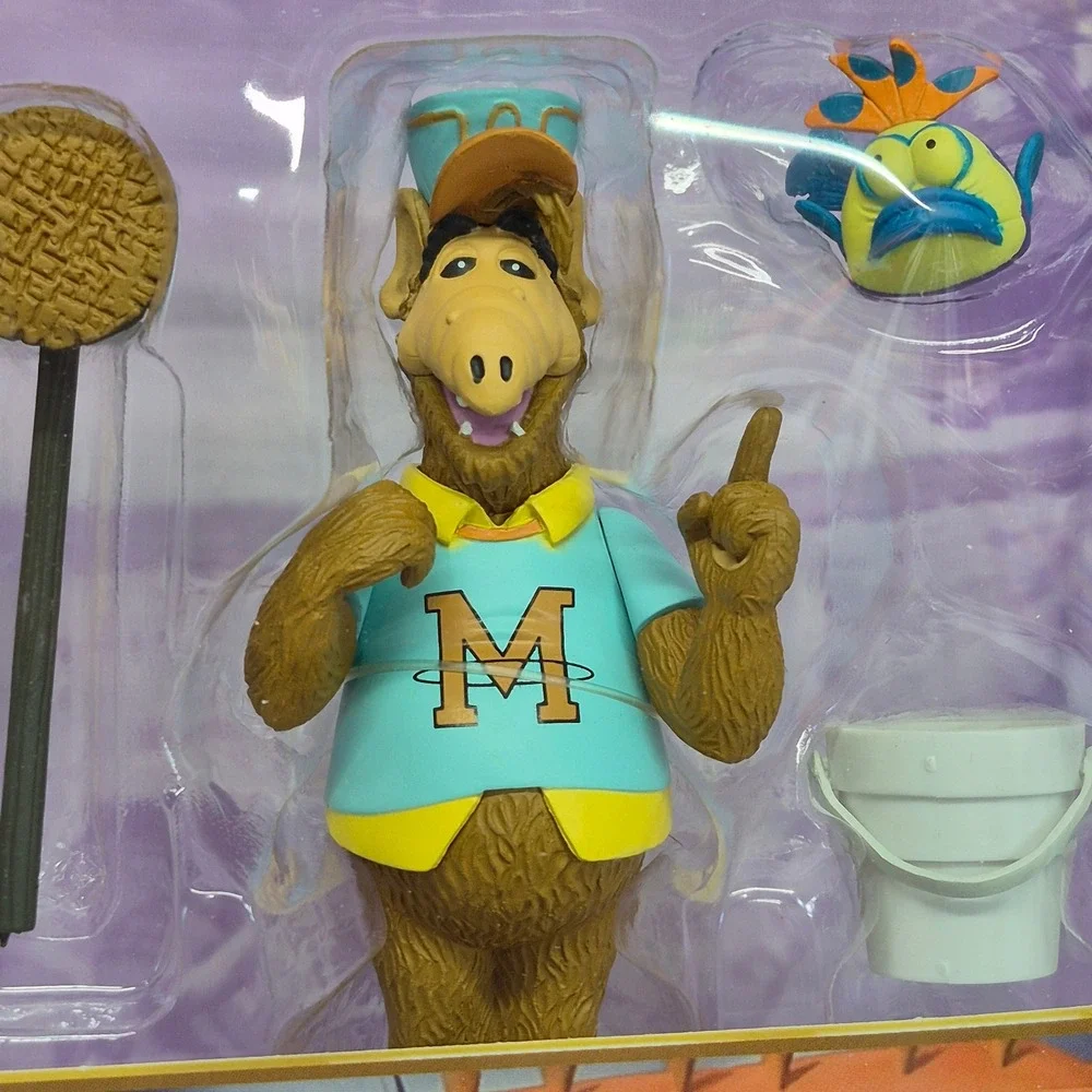 NECA ALF Gordon Shumway Action Figure Lot Saxophone Mallet Fish Bucket 2pk NEW